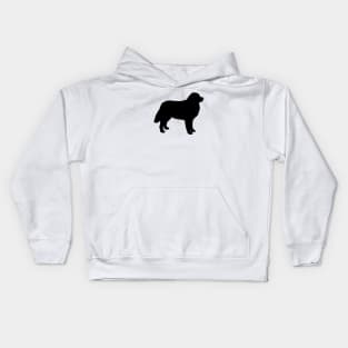 Bernese Mountain Dog Silhouette Kids Hoodie